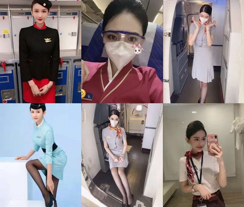 各种白富美黑丝空姐 生活中温柔贤惠私下反差